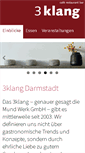 Mobile Screenshot of 3klang-bar.de